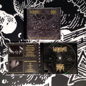 Weregoat / Eggs Of Gomorrh (US/CH) "Orgiastic Rape of Resurrected Remains" Split MCD