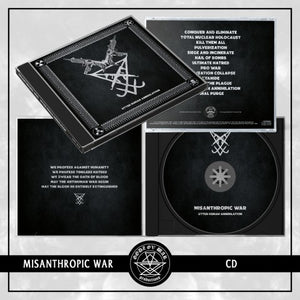 MISANTHROPIC WAR - Utter Human Annihilation CD