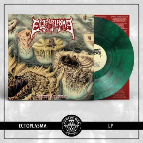 ECTOPLASMA - Spitting Coffins LP (Black/Green Marbled)