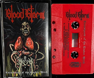 Blood Storm " Cursedness of the Cinder Witch " Cassette Tape