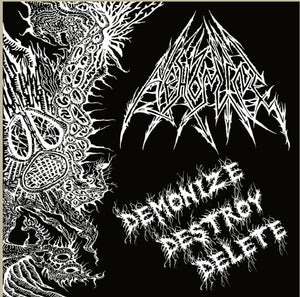 ABHOMINE (Angelcorpse) - Demonize Destroy Delete (12" MLP on Black Vinyl)