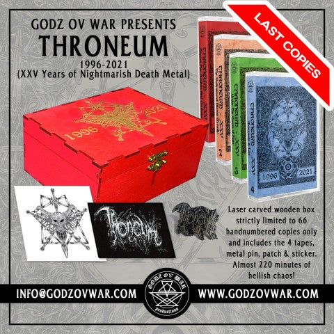 THRONEUM - 1996-2021 (XXV Years of Nightmarish Death Metal) box set